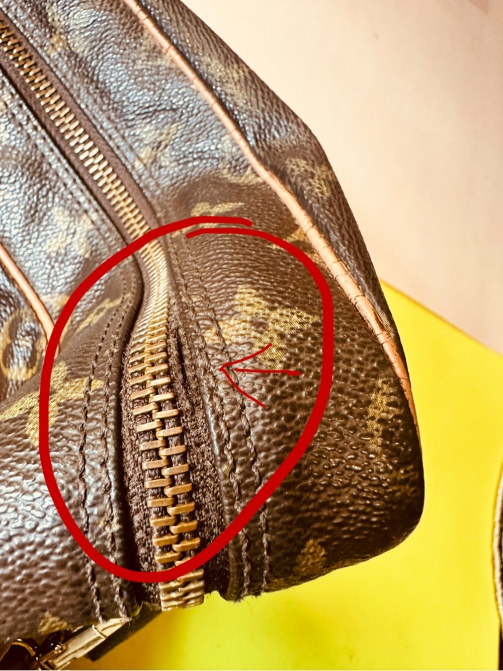 Louis Vuitton Monogram Brown and Tan Crossbody Bag - Picture 10 of 15